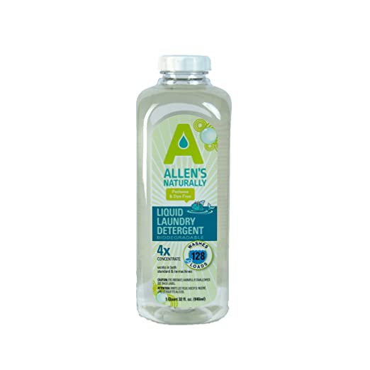 Allens Naturally Liquid Soap Laundry Detergent 1 Quart/ 32 fl oz
