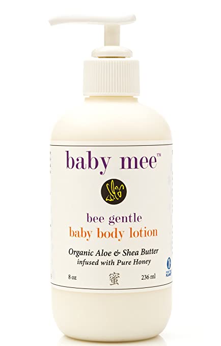 Baby & Kids Body Lotion With Moisturizing Organic Aloe, Shea Butter, Natural Honey For Healing Eczema, Dry Sensitive Skin, Rashes - Cruelty, Paraben & Fragrance Free - For Boys Girls