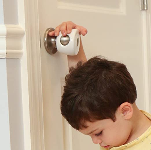 Door Knob Covers - 4 Pack - Child Safety Cover - Child Proof Doors by Jool Baby