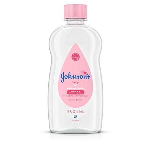 Johnson's Baby Oil, Pure Mineral Oil to Prevent Moisture Loss