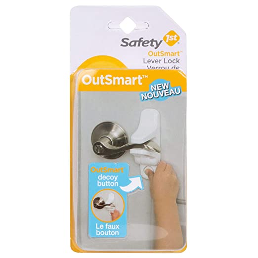 Safety 1st OutSmart Child Proof Door Lever Lock (White)