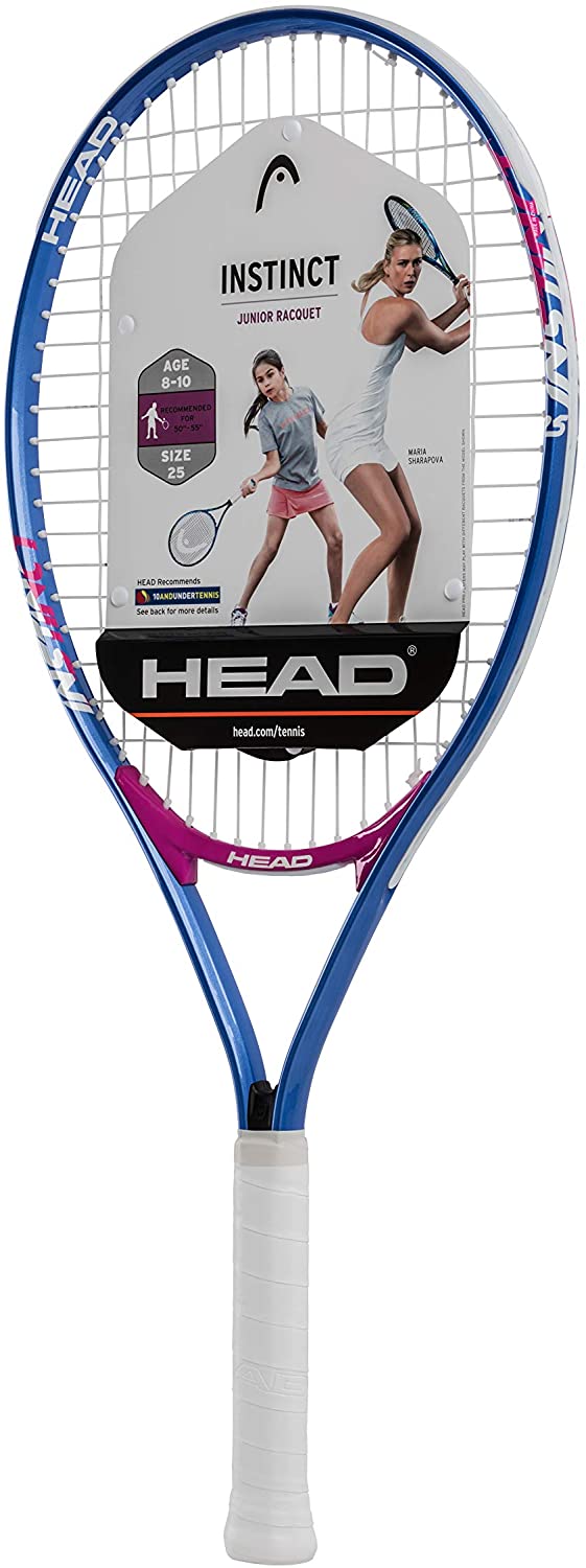HEAD Instinct Kids Tennis Racquet - Beginners Pre-Strung Head Light Balance Jr Racket - 25"