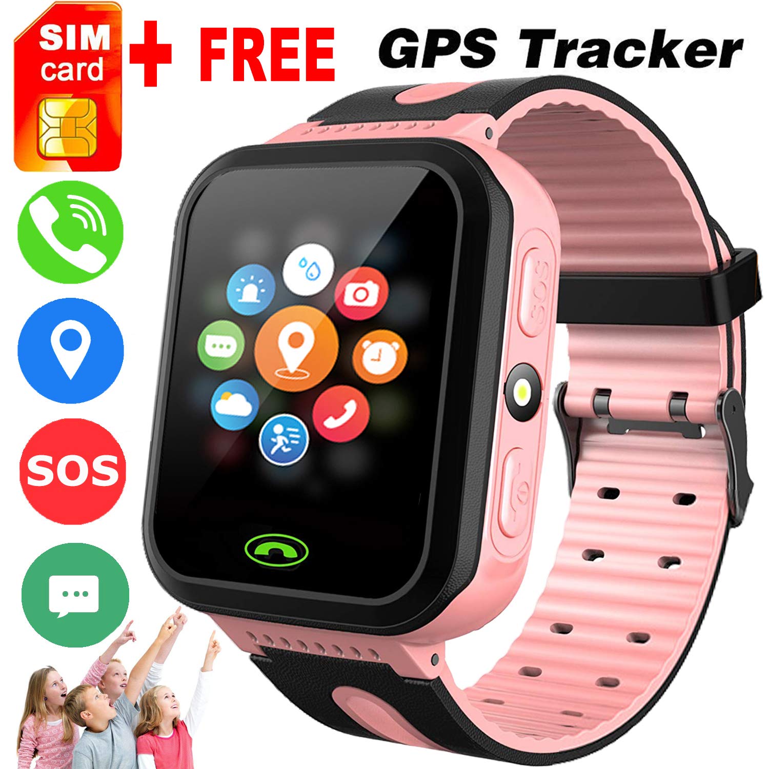 iGeeKid [SIM Card Included] Smart Watch for KIDS
