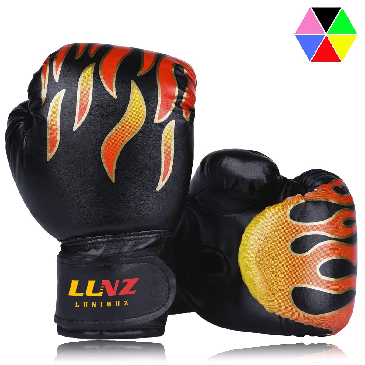 Luniquz Kids Boxing Gloves, Child Punching Gloves for Punch Bag Training