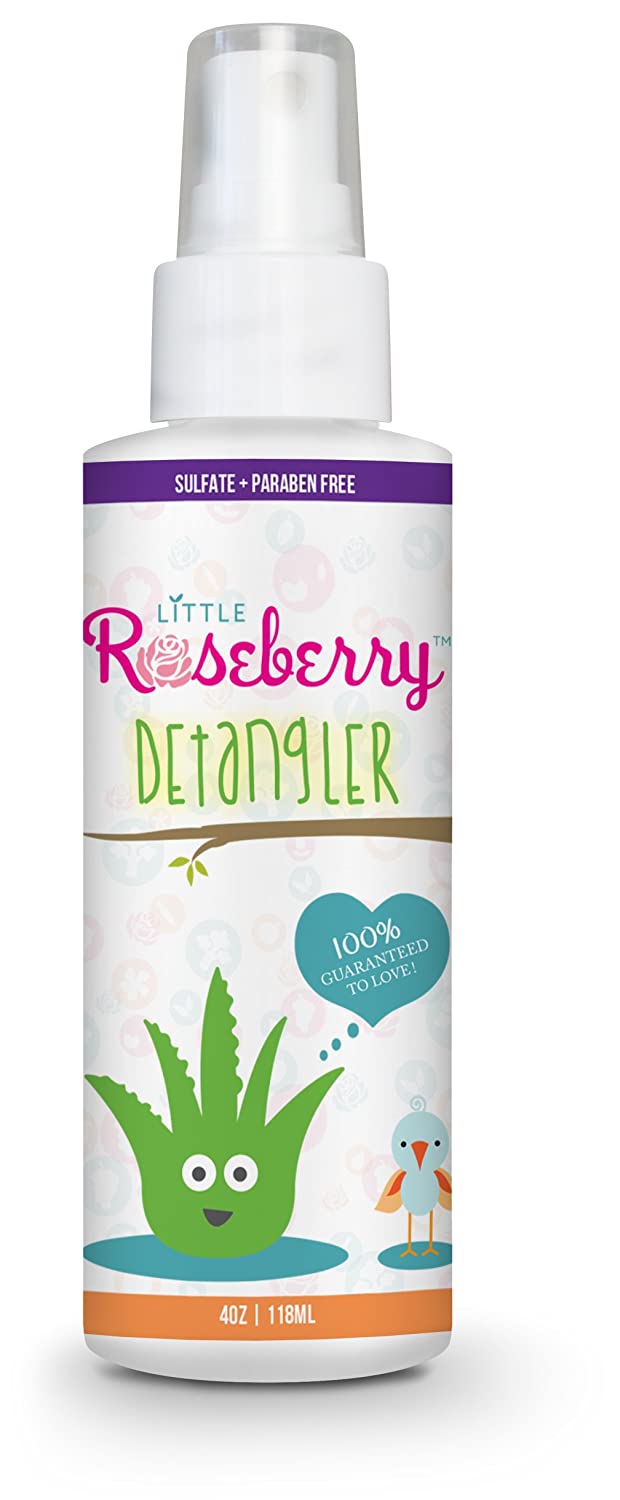 Hair Detangler Spray for Kids by Little Roseberry