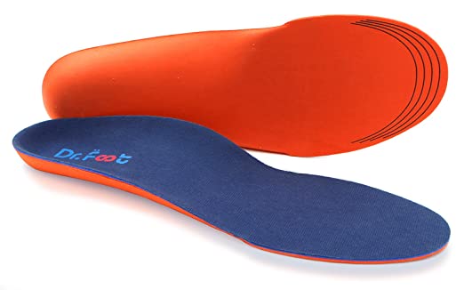 Dr. Foot's Orthotics Insoles for Flat Feet - Arch Support Shoe Inserts for Plantar Fasciitis, Foot & Heel Pain, High Arches and Over-Pronation, Comfort & Relief for Men and Women - XS