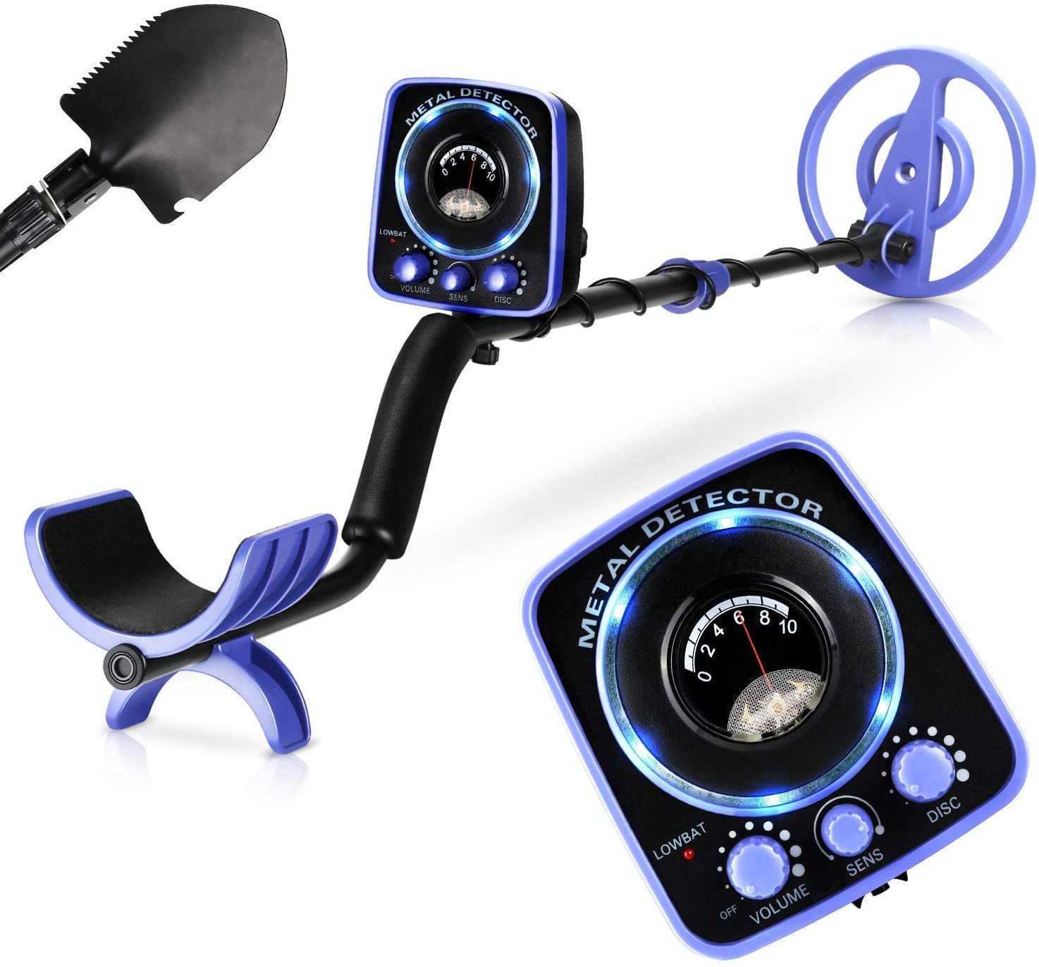 INTEY Metal Detector Waterproof for Adults & Kids