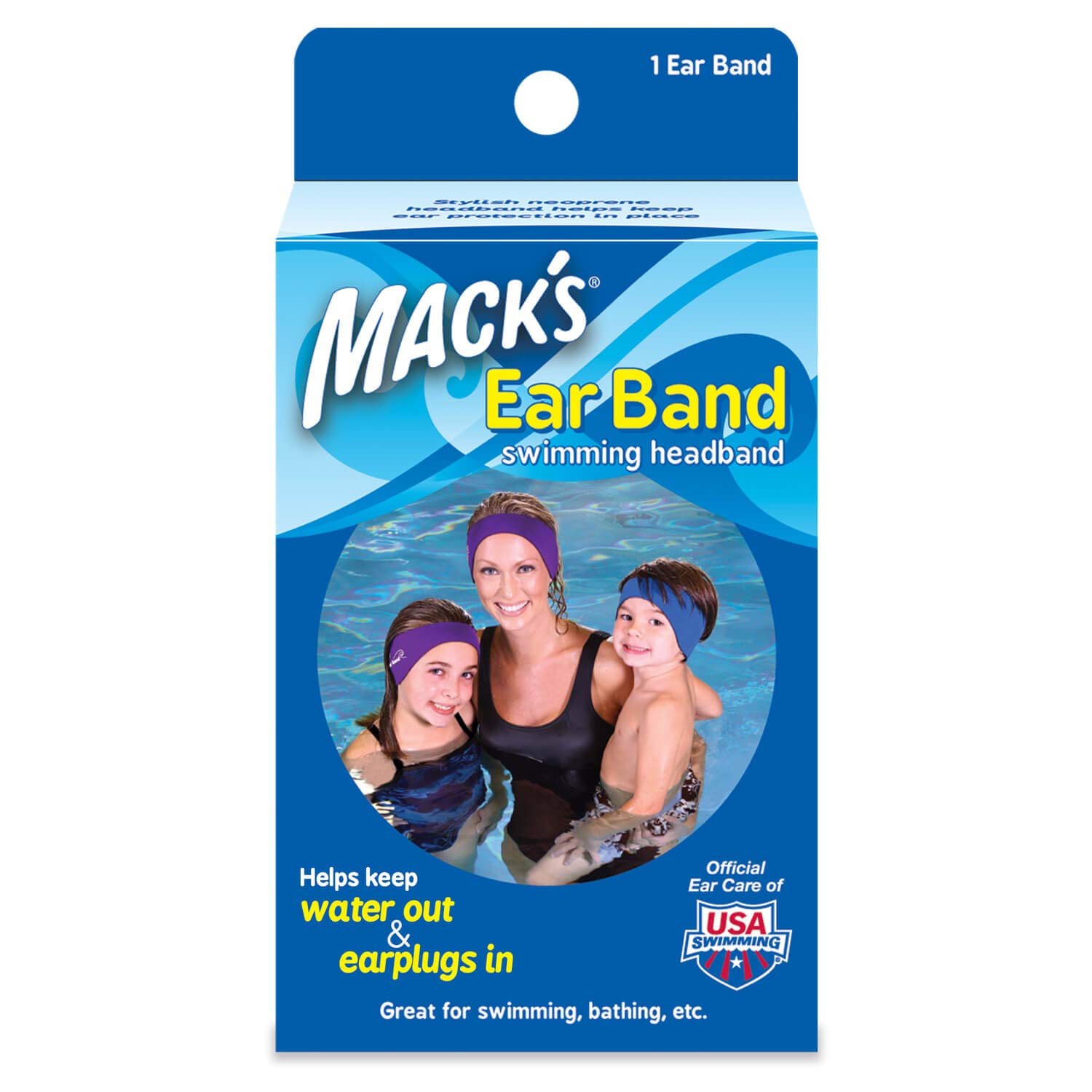 Macks Ear Band Swimming Headband, Best Swimmers Headband