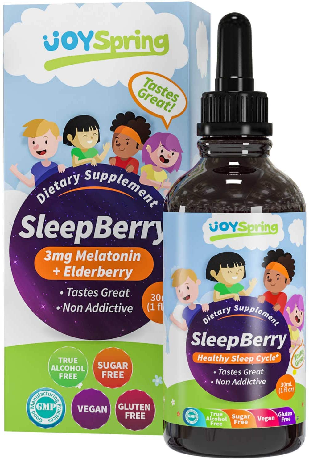 SleepBerry Liquid Melatonin for Kids