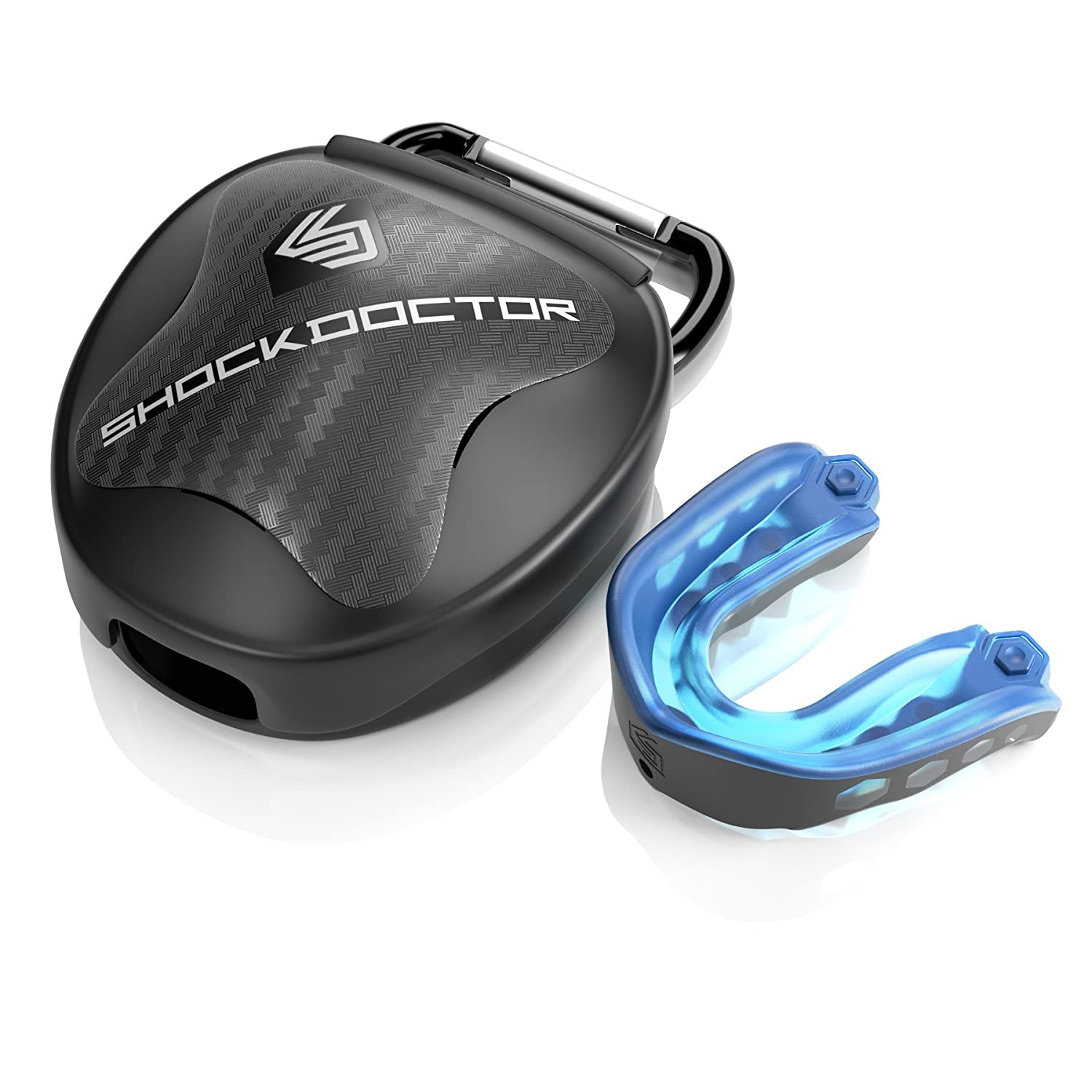 Shock Doctor Mouthguard: #1 Sport Mouth Guard - Gel Max Mouthguard & Case Combo for Football,