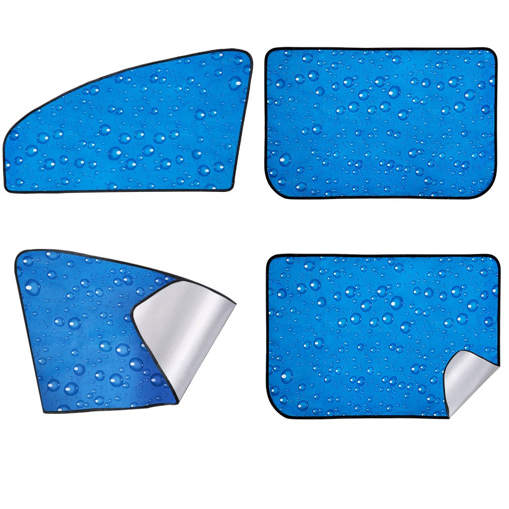 Car Sun Shade, Rear Front Window Shade Side Window Sunshade Baby 4pcs