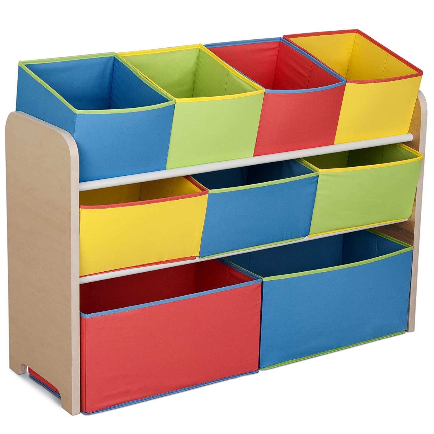 Delta Children Deluxe Multi-Bin Toy Organizer with Storage Bins