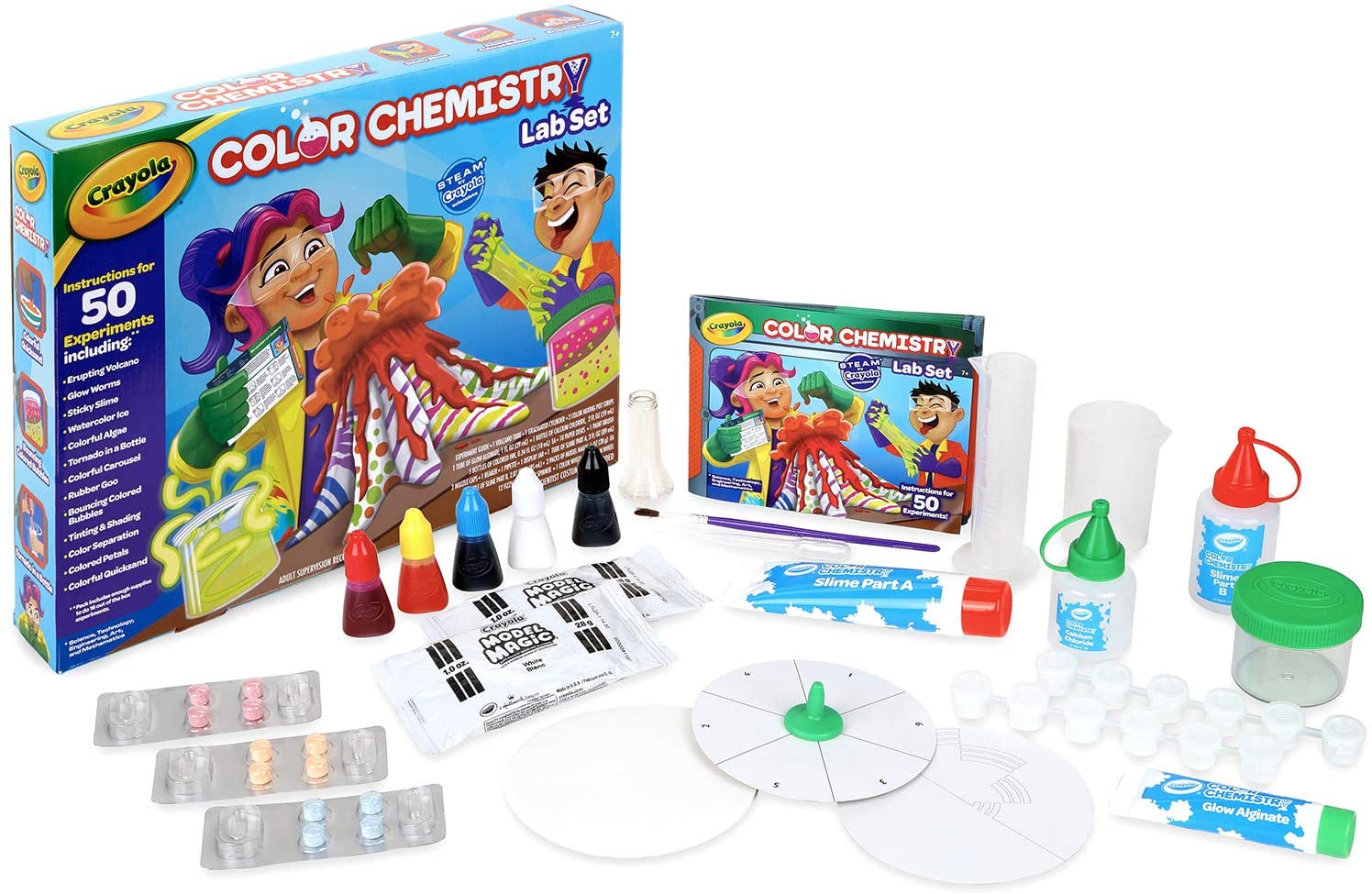 Crayola Color Chemistry Set for Kids, Steam/Stem Activities, Gift for Ages 7, 8, 9, 10