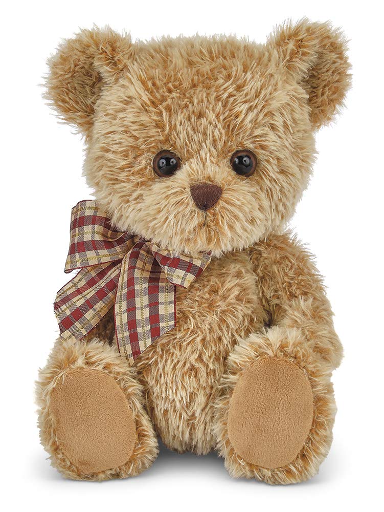 Bearington Baby Shaggy Brown Plush Stuffed Animal Teddy Bear,