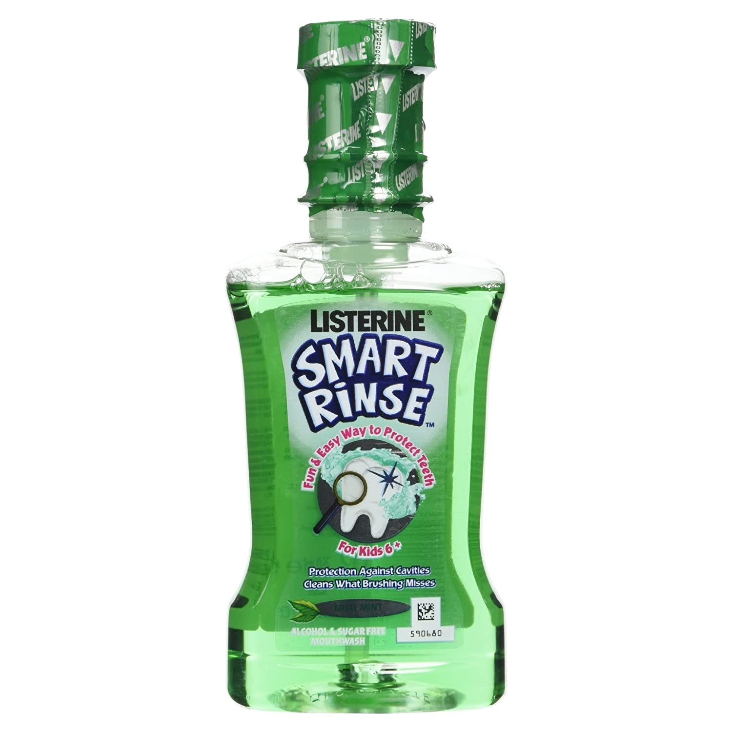 Listerine Smart Rinse Kids Mouthwash Mild Mint