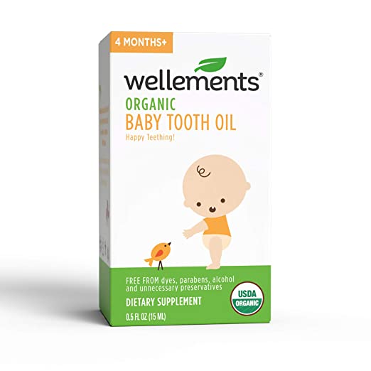 Wellements Organic Baby Tooth Oil