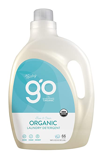 GO by GreenShield Organic, 100 oz. Baby Laundry Detergent- Free & Clear