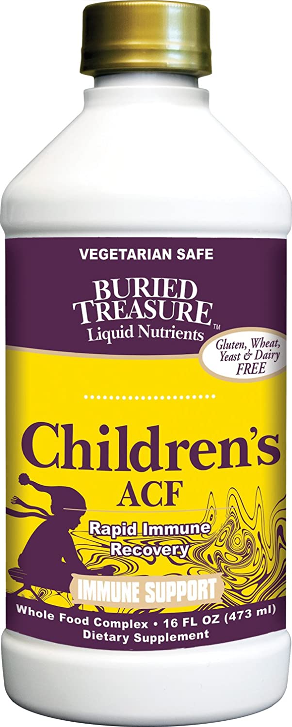 Childrens ACF Rapid Immune Recovery, Immune Booster & Support for Kids, Herbal Blend with Vitamin C Elderberry Enchinacea, 16oz