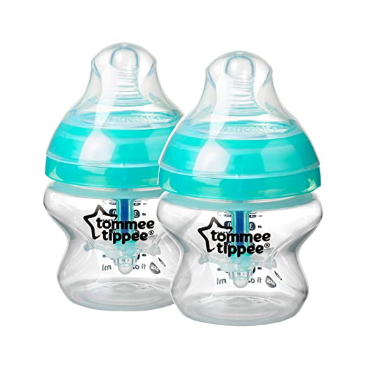 Tommee Tippee Advanced Anti-Colic Baby Bottle, 5 Ounce, 2 Count