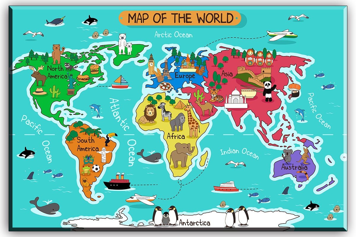 10 Best World Map for Kids 2024 - Buying Guide & Reviews 4