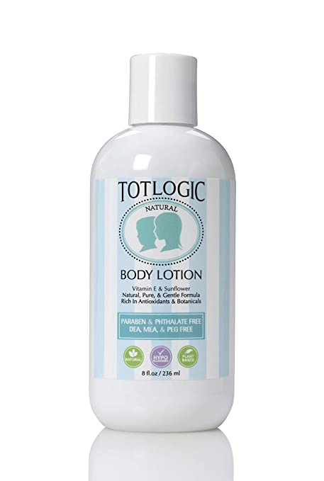 TotLogic Kids and Baby Safe Natural Body Lotion