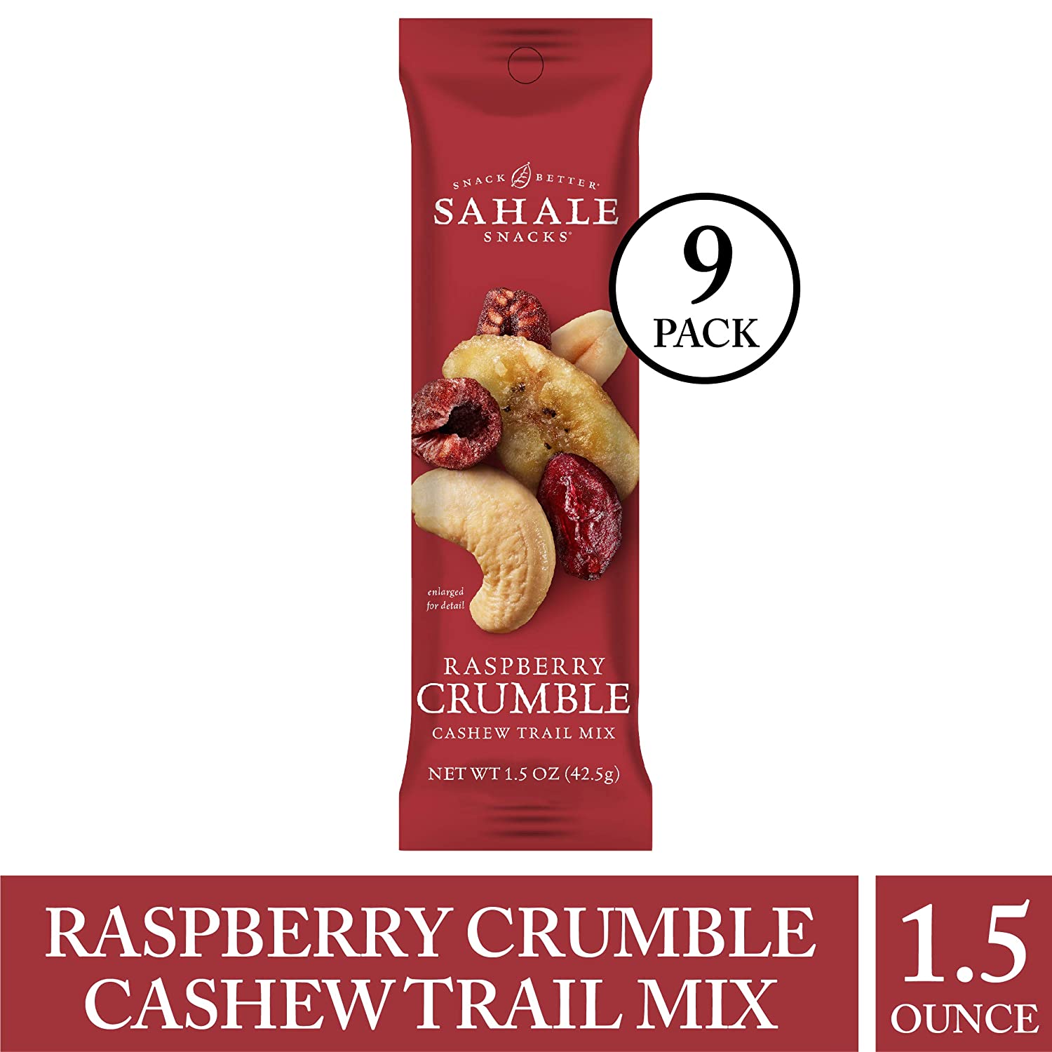 Sahale Snacks Grab & Go Raspberry Crumble Cashew Caddy Pack
