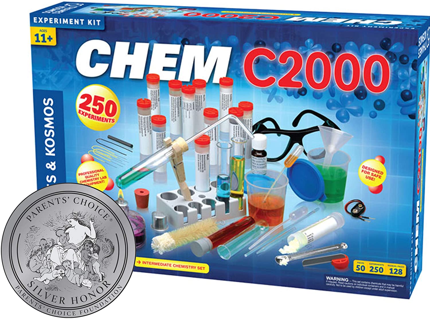 Thames & Kosmos Chem C2000 (V 2.0) Chemistry Set with 250 Experiments and 128 Page Lab Manual, Student Laboratory Quality Instruments & Chemicals