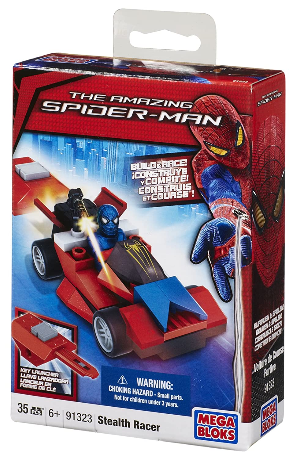 Mega Bloks Stealth Spiderman Pocket Racer