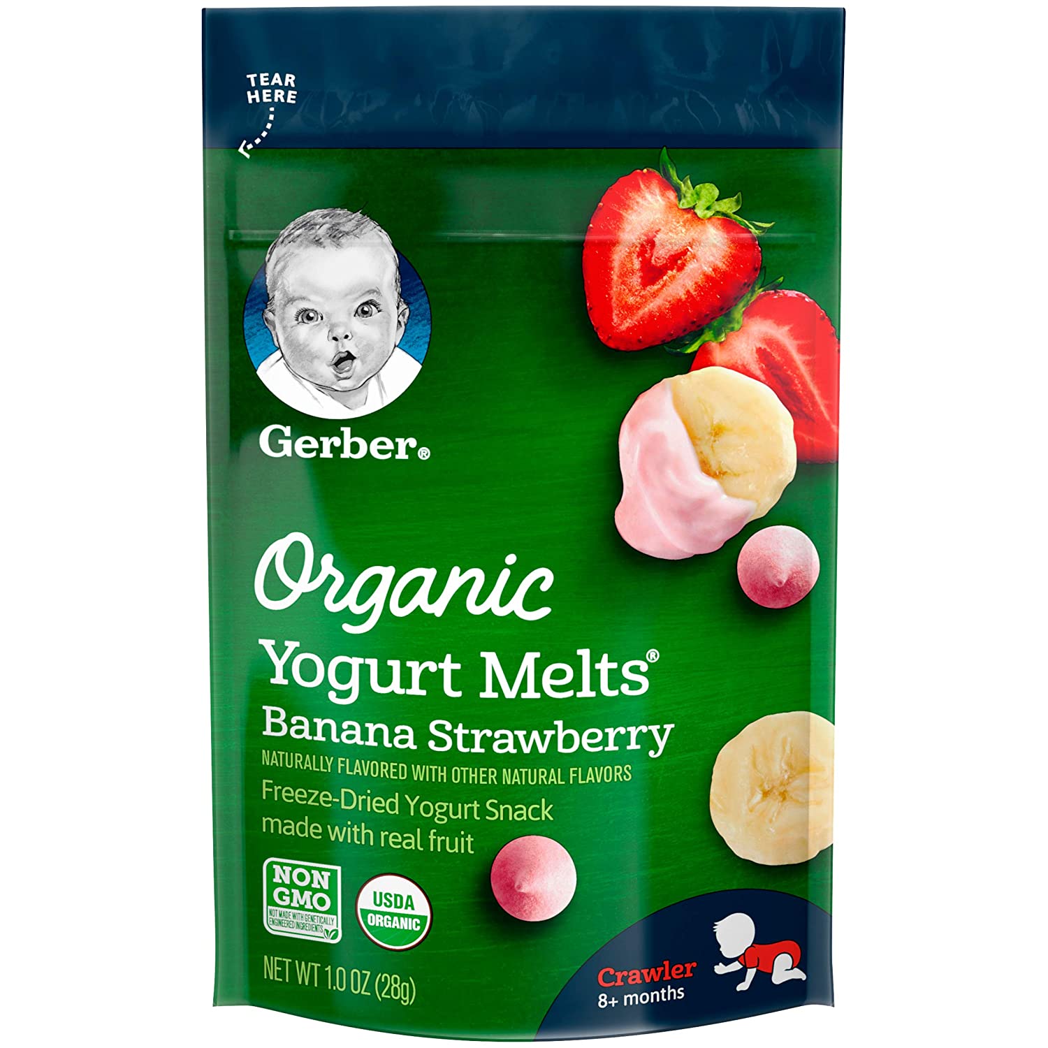 Gerber Organic Yogurt Melts Fruit Snacks