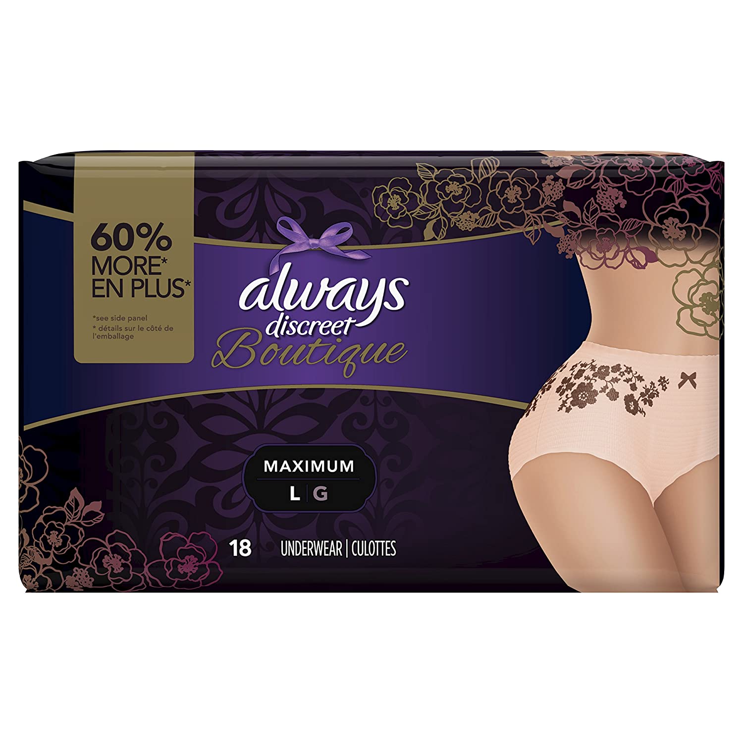 Always Discreet Boutique Incontinence & Postpartum Underwear for Women