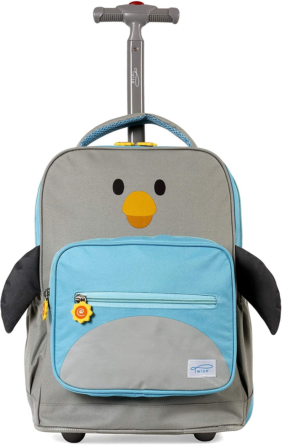 TWISE SIDE-KICK TRAVEL ROLLING BACKPACK FOR KIDS AND TODDLERS (PENGUIN)