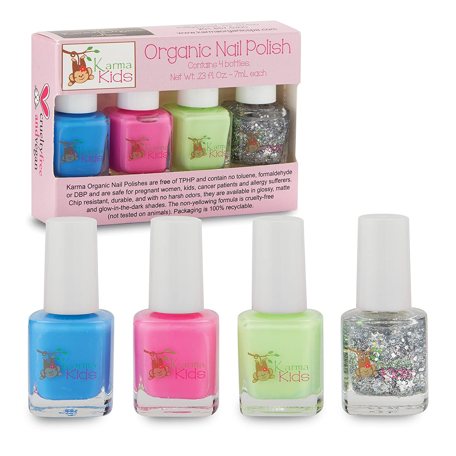 Karma Kids Box Set No. 1 - Nail Polish; Non-Toxic, Vegan and Cruelty-Free