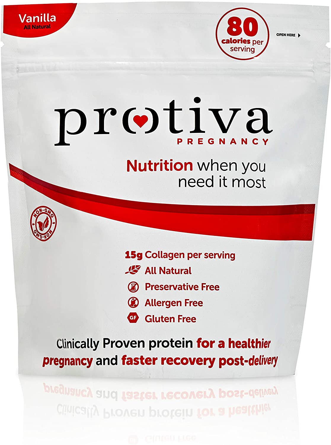 Protiva Pregnancy Safe Protein Powder Vanilla Flavor