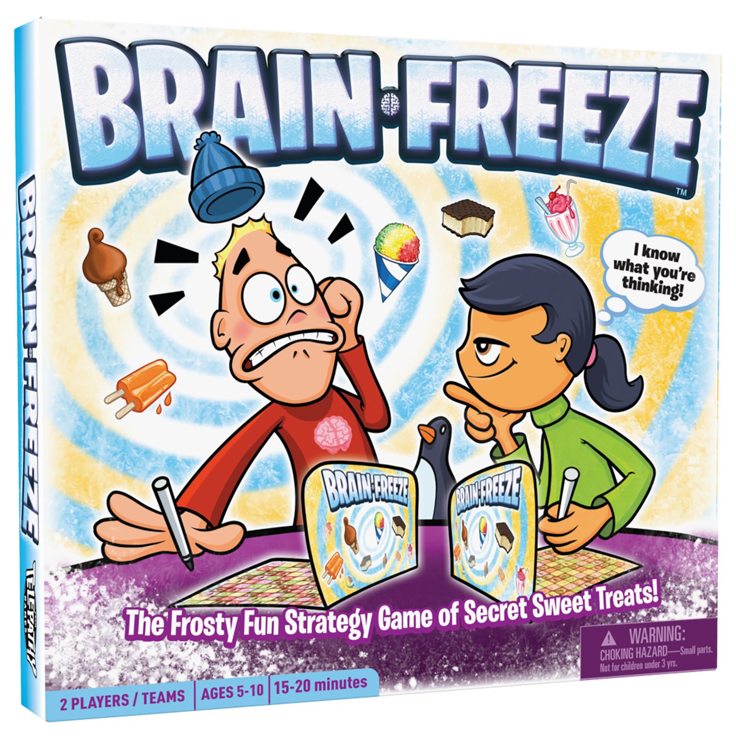 Brain Freeze, Award-Winning Board Game for Kids