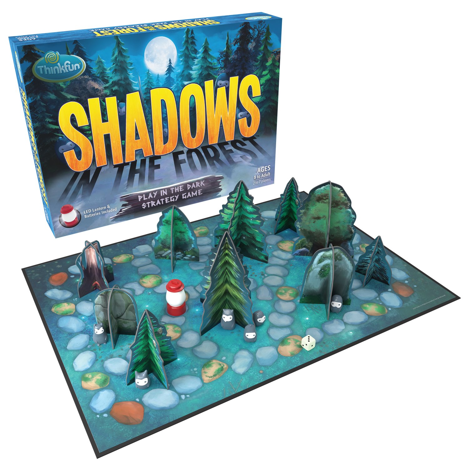 ThinkFun Shadows in the Forest Play in the Dark Board Game for Kids
