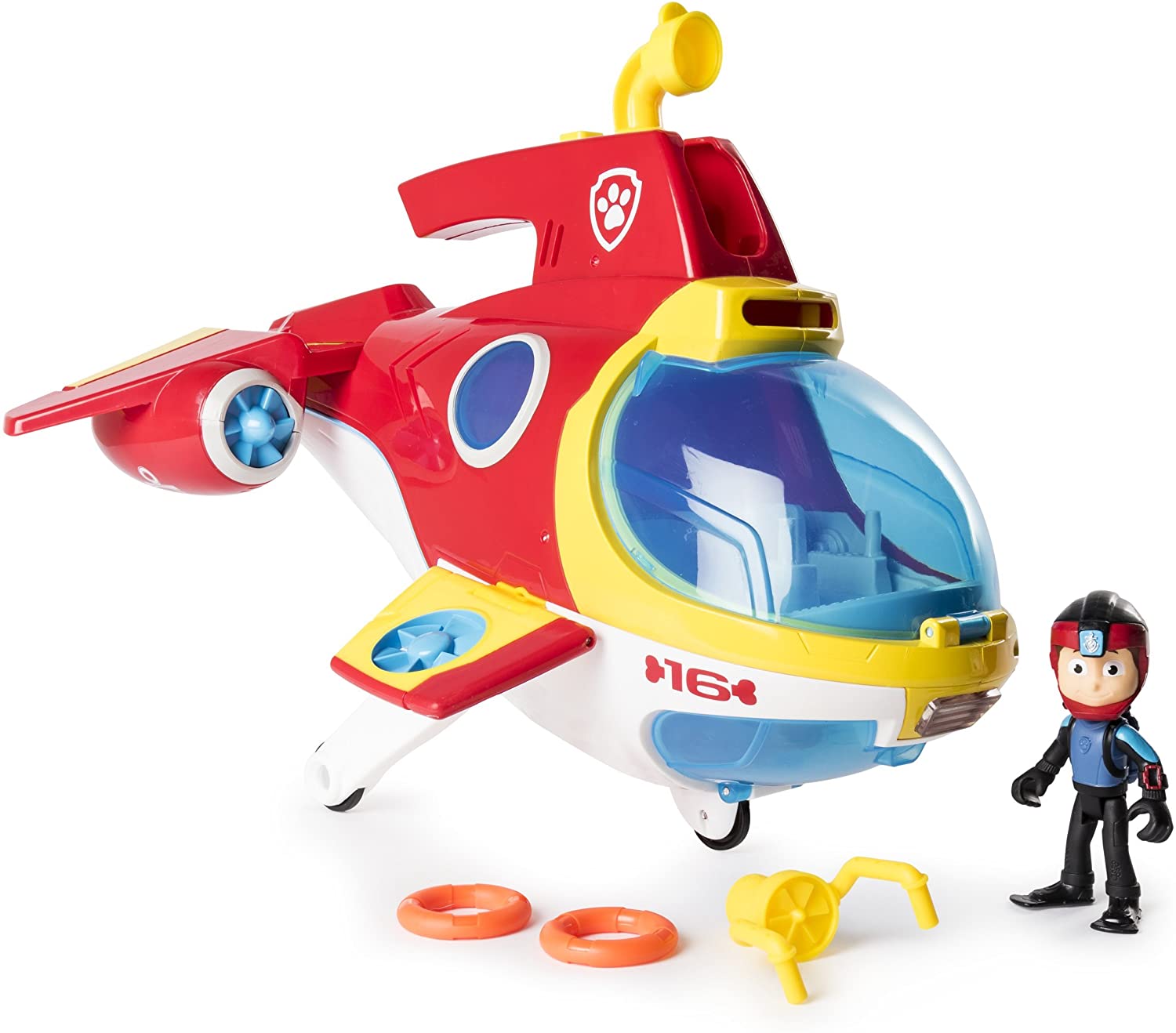 Paw Patrol - Sub Patroller Transforming Vehicle with Lights, Sounds & Launcher