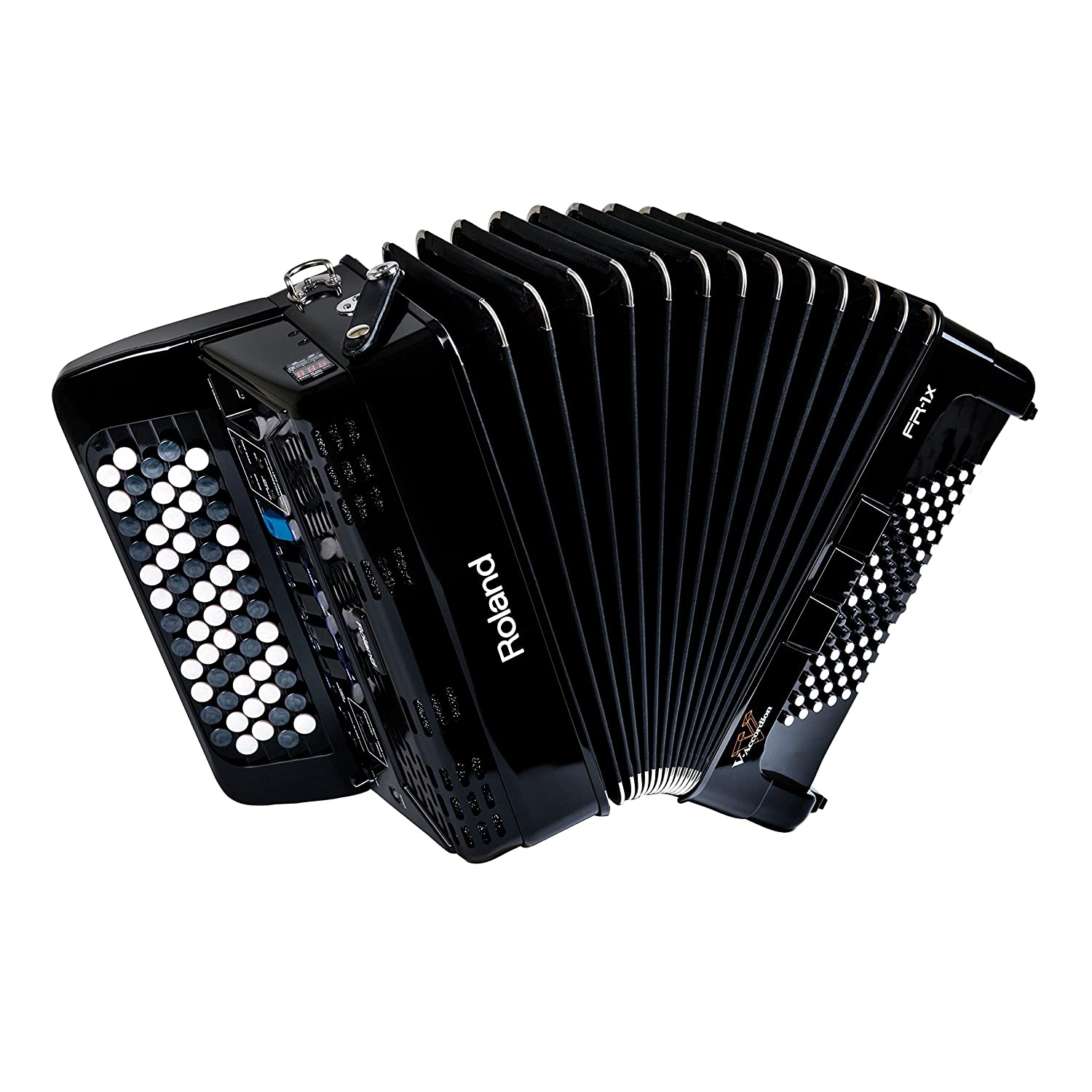 Roland V-Accordion Lite with 62 Buttons and Speakers, black (FR-1XB-BK)