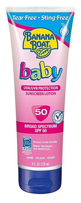 Banana Boat Baby Sunscreen Tear-Free Sting-Free Broad Spectrum Sun Care Sunscreen Lotion - SPF 50
