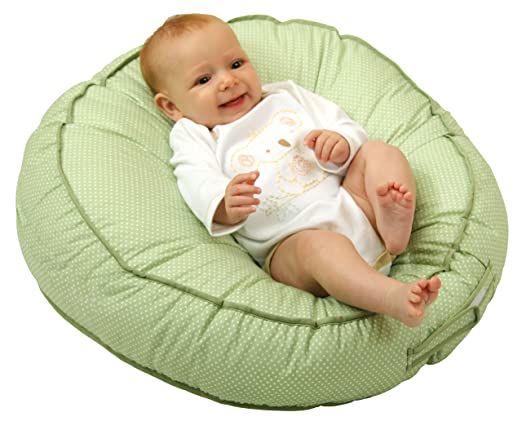 Leachco Podster Sling-Style Infant Seat Lounger, Sage Pin Dot
