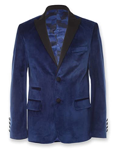 Calvin Klein Boys' Velvet Blazer Jacket