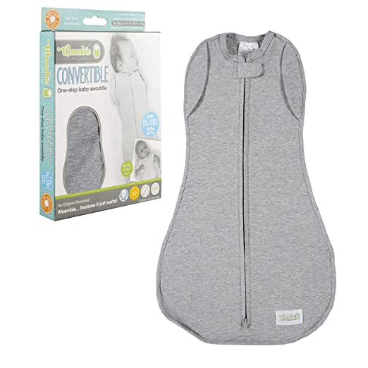 Woombie Convertible Baby Swaddle Blanket, Converts to Wearable Blanket for Babies Up to 6 Months