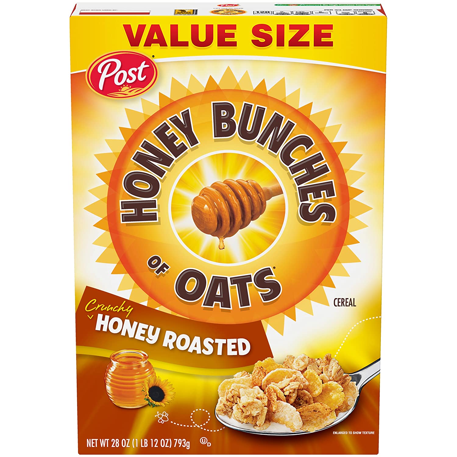 Post Honey Bunches of Oats Crunchy Honey Roasted Cereal