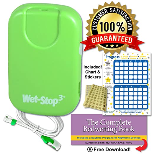 Wet-Stop 3 Bedwetting Alarm (Green) 6 Alarms & Vibration