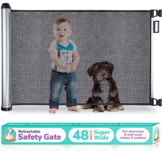 2019 New Retractable Baby Gate - Extra Wide Baby Safety Gate