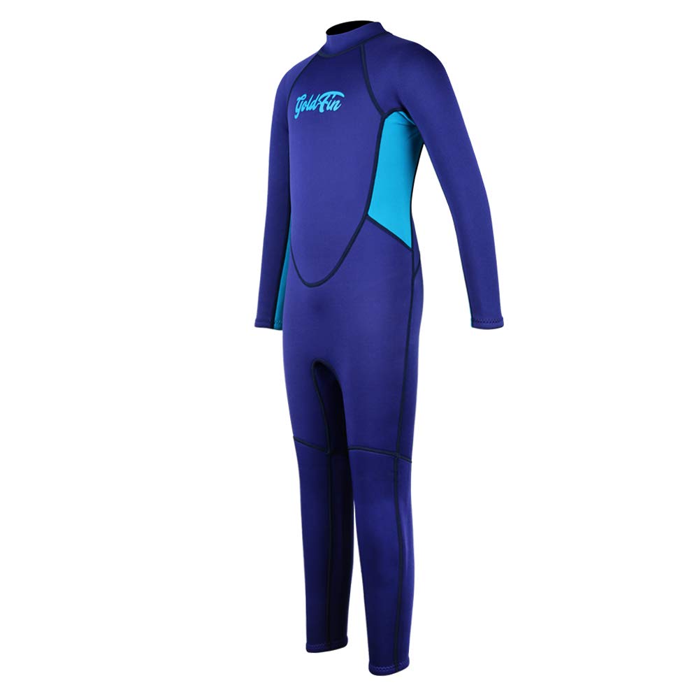 Kids Wetsuit Shorty Thermal Swimsuit, 3mm 2mm Neoprene Suit Front Zip for Boys Girls Toddler Youth Swimming,Diving,Snorkeling,Surfing, SS005