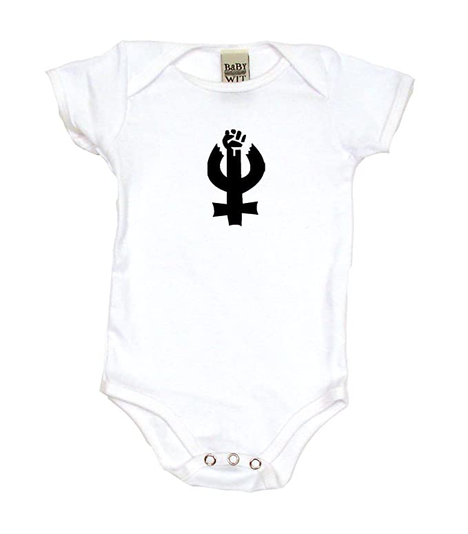 Feminist Fist Cool Baby Onesies, Bodysuits, Shirts | Cool Baby Gift