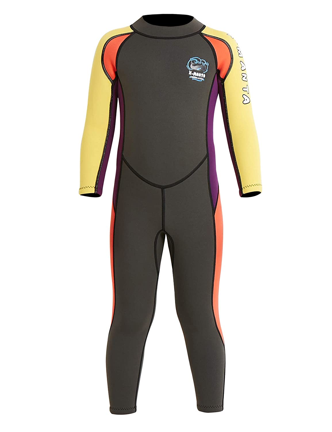 DIVE & SAIL Kids Wetsuit 2.5mm Neoprene Keep Warm for Diving Swimming Canoeing UV Protection by DIVE & SAIL