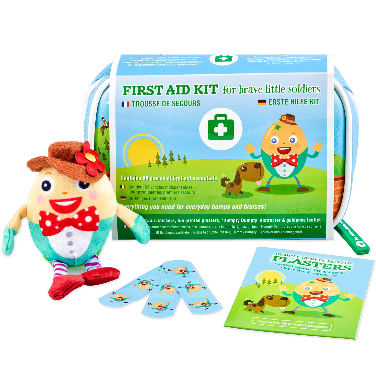 Yellodoor Baby First Aid, 68 Piece Kit of Essential Medical Supplies for Kids