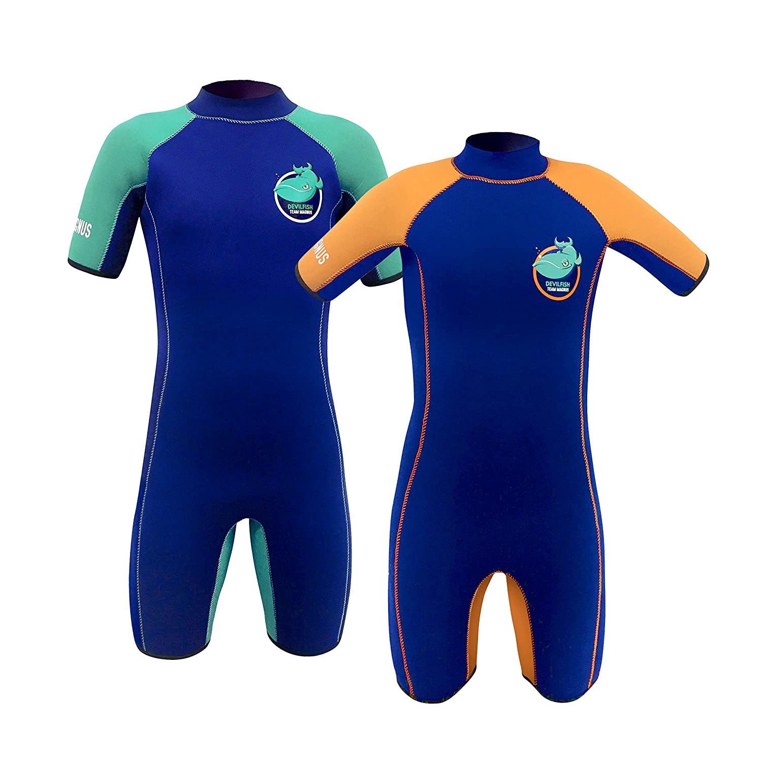 Team Magnus Kids' Wetsuit - Unique 5mm Neoprene Shorty - Extremely Insulating and Elastic for Kids Age 3-14