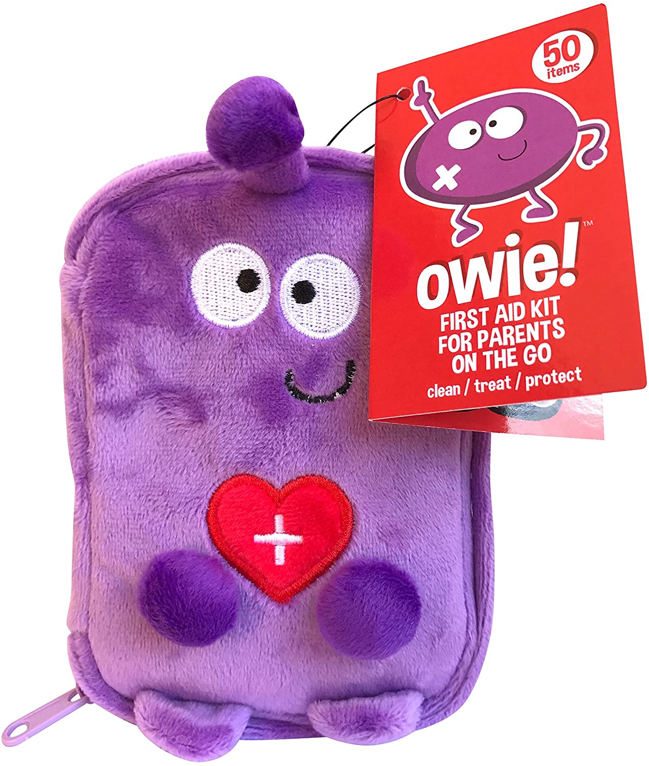 Owie! 50 Essentials Travel and Baby First Aid Kit - Mini Compact Kit